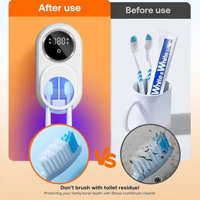 Smart Sensor Toothbrush Disinfection Device