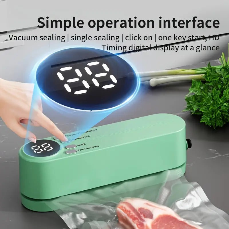 Vacuum Sealer Kit with Digital Display