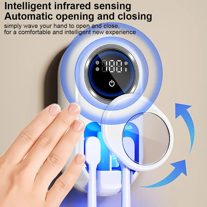 Smart Sensor Toothbrush Disinfection Device