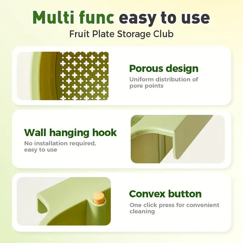 Self-Cleaning Sink Strainer Basket with One-Button Drain