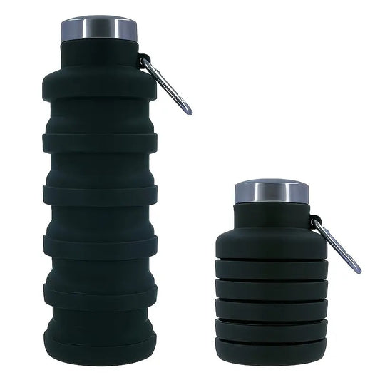 Silicone folding water bottle