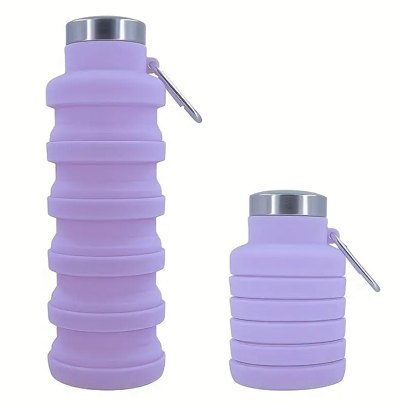 Silicone folding water bottle