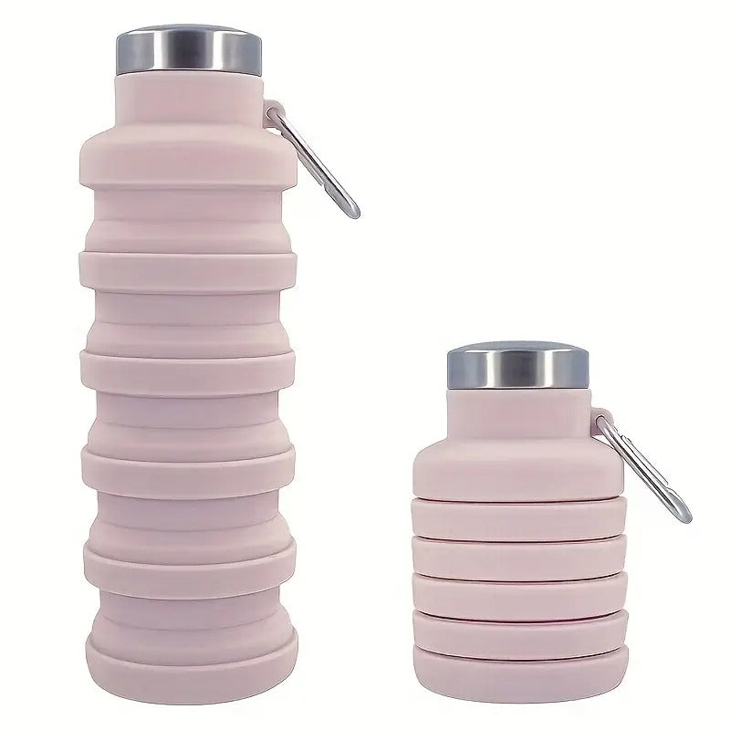 Silicone folding water bottle